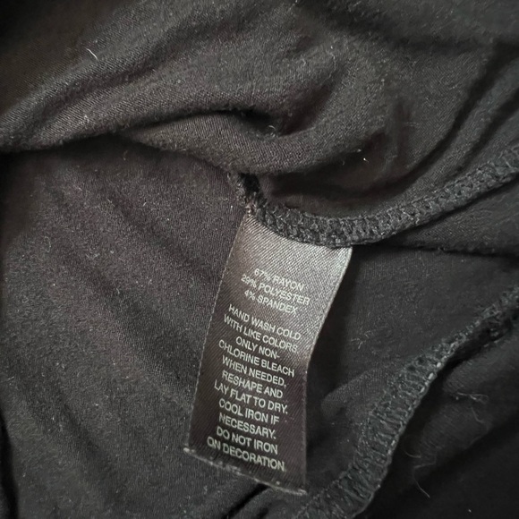 White House Black Market Black Beaded Tank Top EUC XXS - Picture 9 of 9